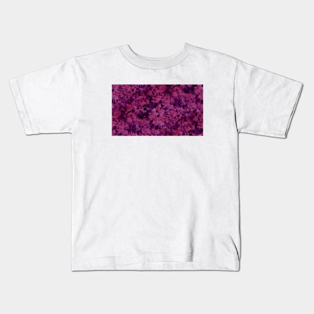 Magenta Marble Texture Kids T-Shirt by MarbleTextures